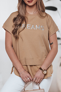 Damen DREAMY camel T-shirt Dstreet RY2522