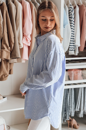 Damenhemd in Einheitsgröße und Übergröße BLUSENA Dstreet DY0456