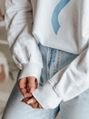 Damen Sweatshirt in Übergröße SOFTTIE weiß Dstreet BY1376