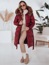 Gesteppte Damen-Winterjacke mit Pelz STYLEBELLA rot Dstreet TY5008