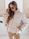 Damen Steppjacke mit Kapuze beige Dstreet TY5066