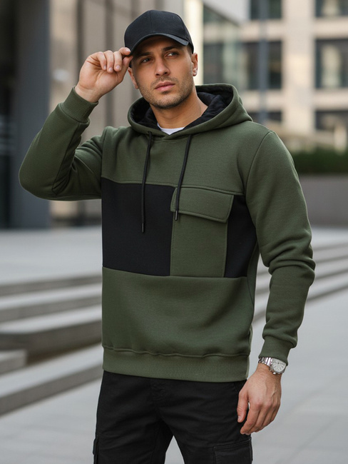 Herren Kapuzenpulli khaki Dstreet BX5913