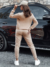 MILIAN dunkelbeige Damen Trainingsanzug Set Dstreet AY1107