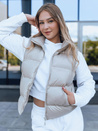 Damen Steppweste WILLOW Farbe Beige DSTREET TY3795