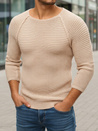 Herren Strickpullover Beige Dstreet WX1578