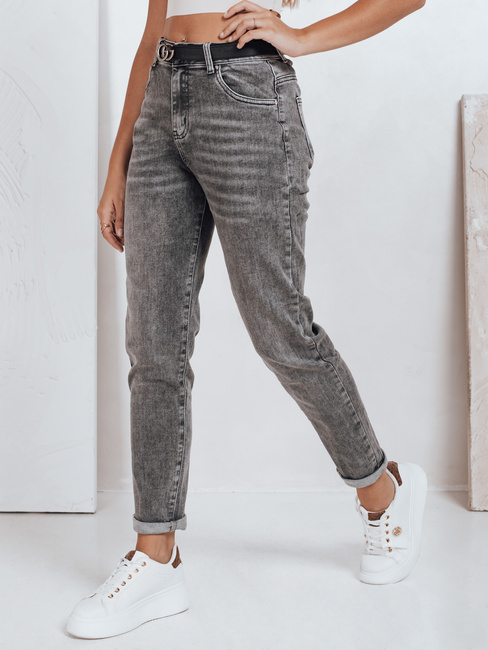 Damen Mom Fit Jeans grau Dstreet UY2751