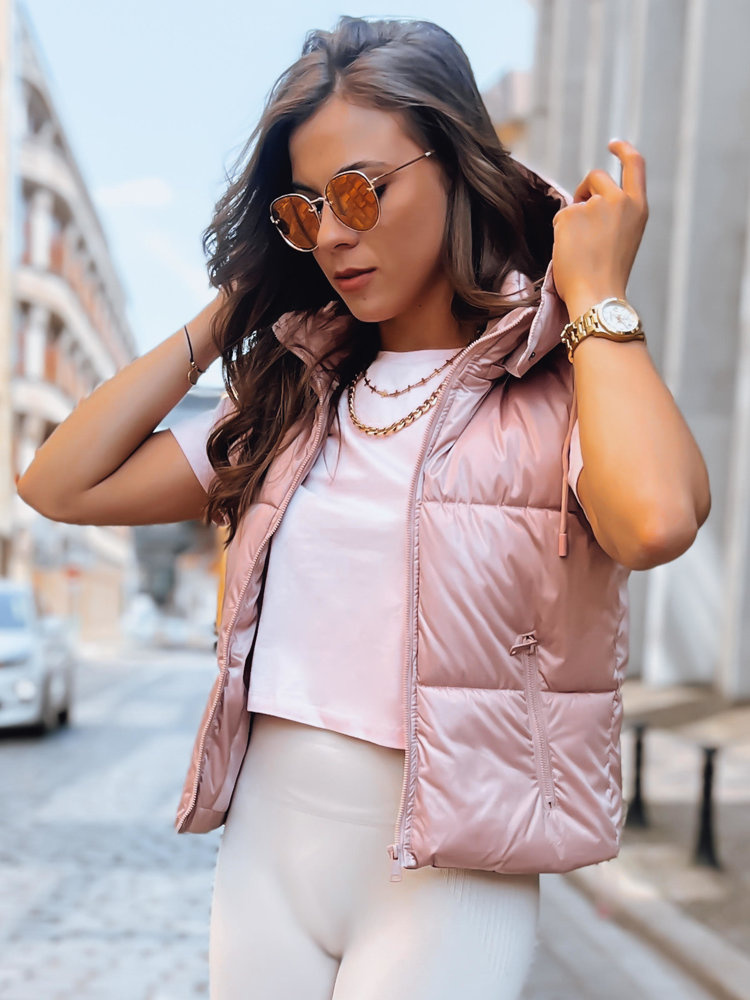 Styling Kurze Puffer Weste Damen Damen Weste Steppweste