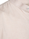 Herren Freizeithemd mit Stehkragen beige Dstreet DX2651