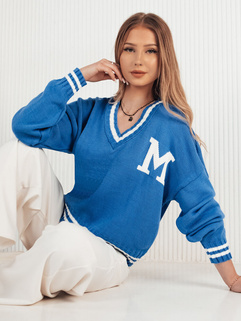 Damen Oversize Pullover MIRAGE Farbe Blau DSTREET MY2221_1