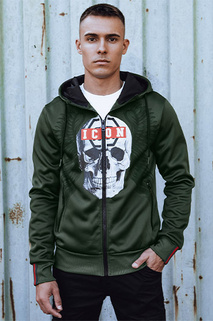 Herren Kapuzenpulli mit Reißverschluss grün Dstreet BX5838