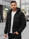 Herren Winterjacke mit Kapuze schwarz Dstreet TX5087z