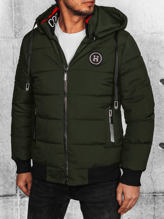 Herren Steppjacke Farbe Grün DSTREET TX4639