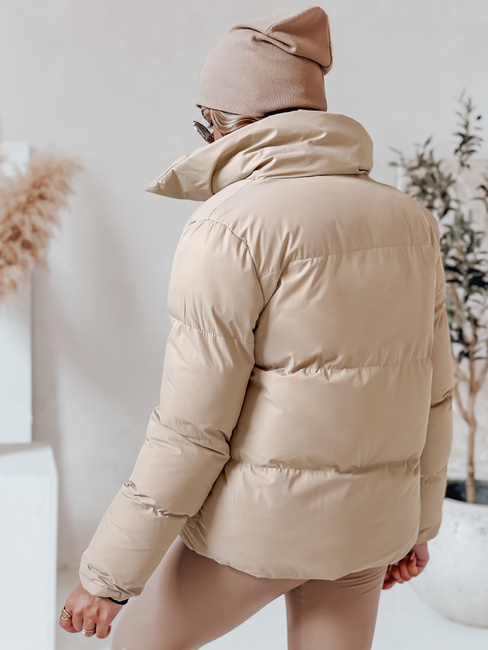 Damen Steppwinterjacke LARO hellbeige Dstreet TY4703