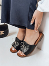 Damen Flip-Flops mit Schleife KISSBOW schwarz Dstreet ZY0756