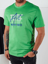 Bedrucktes grünes Herren-T-Shirt Dstreet RX5393