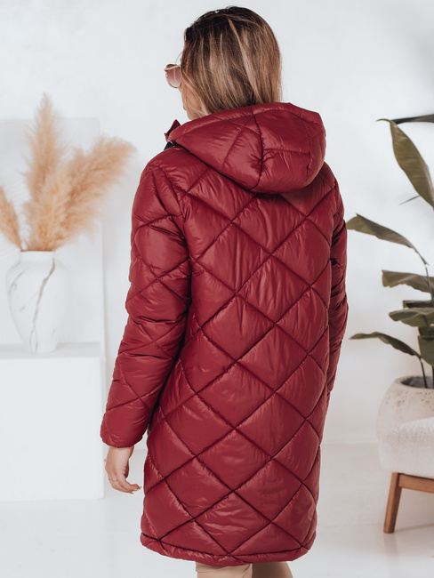 Damen Winterjacke SNOWVIBE kastanienbraun gesteppt Dstreet TY4996