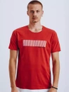 Herren T-shirt mit Aufdruck Rot Dstreet RX4651