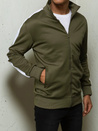 Herren Sweatshirt mit Reißverschluss Farbe Grün DSTREET BX5561