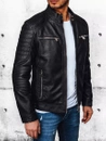 Herren Kunstlederjacke Farbe Schwarz DSTREET TX4388_3