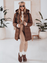 Damen Winterjacke mit Kapuze GABRIELLE braun Dstreet TY4919