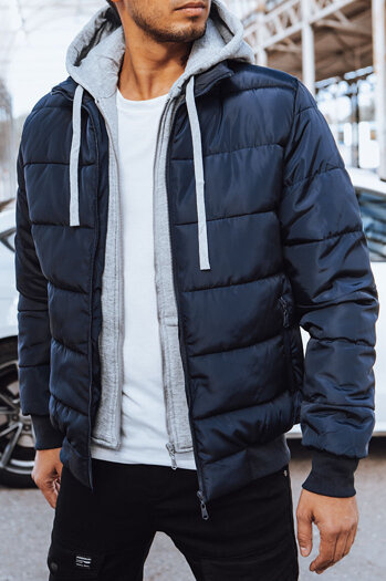 Herren Steppjacke Farbe Dunkelblau DSTREET TX4547