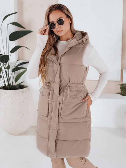 Damen Steppweste LADISA Caffee Dstreet TY3289
