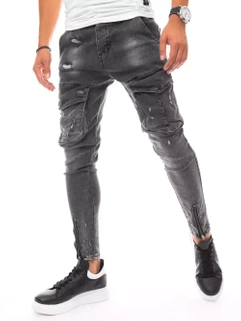 Herren Jeans Cargohose Dunkelgrau Dstreet UX3288_3