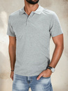 Hellgraues Herren-Poloshirt Dstreet PX0513