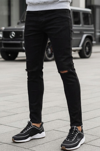 Herren Jeanshosen Farbe Dunkelgrau DSTREET UX3852