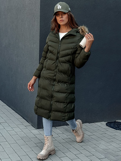 Damen Wintermantel LUXWARM grün Dstreet TY4377_2