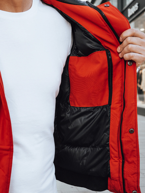 Herren Winterjacke Rot Dstreet TX2875