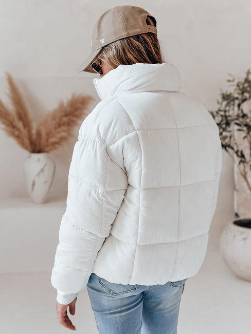 Kurze Damen-Winter-Steppjacke VIBEGIRL weiß Dstreet TY4947
