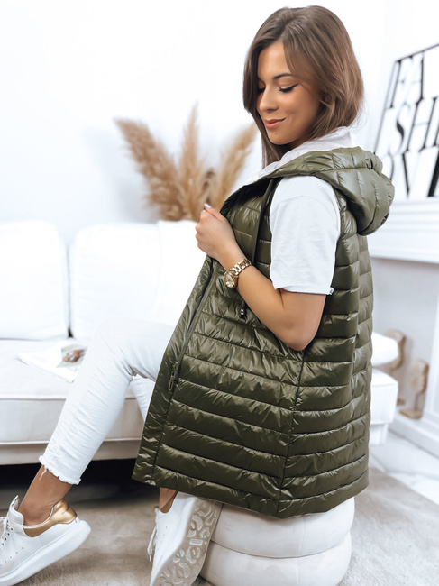 Damen Weste NIKLA Grün Dstreet TY3495