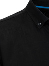 Herren Kurzarm Hemd Farbe Schwarz DSTREET KX0982