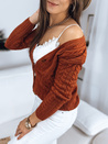 Damen Strickjacke RIGLA Farbe Camel DSTREET MY1639