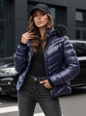 Damen Winterjacke mit Kapuze CRUNKIES navy blau Dstreet TY4491
