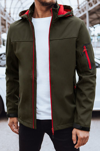 Herren Softshell Jacke Farbe Grün DSTREET TX4471