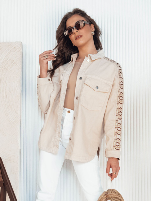 Damen Jeansjacke DALALIS Farbe Hellbeige DSTREET TY4320