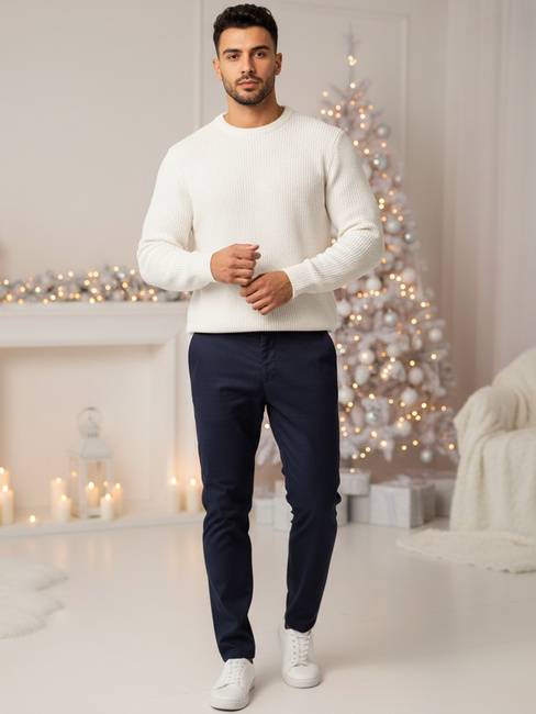 Marineblaue Hose für Männer Dstreet UX4411z