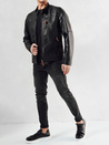 Herren Kunstlederjacke Farbe Schwarz DSTREET TX4687_2