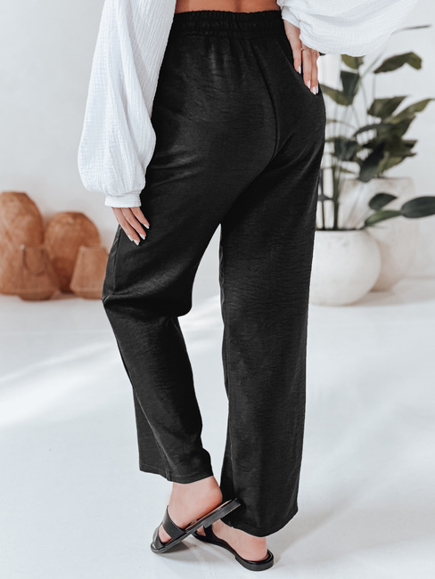 Damen Freizeithose mit weitem Bein LOVETRIP schwarz Dstreet UY2635