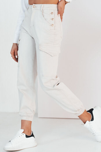 Damen Casual Hose RIMANS Farbe Hellbeige DSTREET UY1935