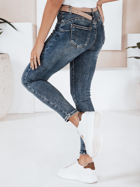 Damen Skinny Jeans navy blau Dstreet UY2818