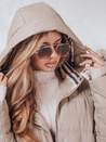 Damen Steppjacke HIMES beige Dstreet TY4243