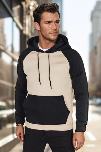 Herren-Kapuzenpullover beige Dstreet BX5890
