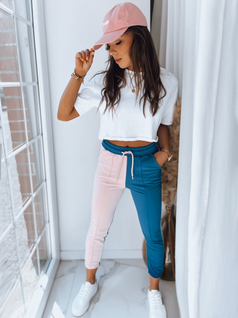 Damen Trainingshose PASTELS Meeresfarbe Dstreet UY1484