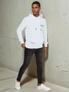 Herren Sweatshirt mit Aufdruck Farbe Weiß DSTREET BX5686