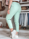 Damen Freizeithose mit Gürtel MADELINA mint Dstreet UY2624