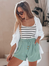 Damen SUMMER TRIP Stoffshorts grün Dstreet SY0436