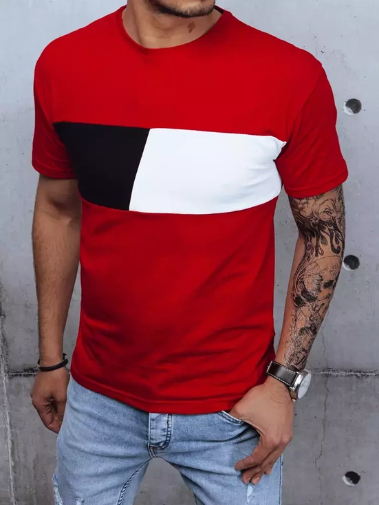 Herren T-shirt Basic Rot Dstreet RX4847